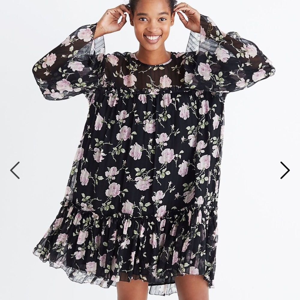 Ulla Johnson Dahlia Silk Dress Size 4 Medium Size 6 Floral
